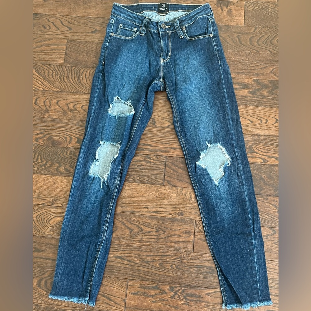 JustBlack Skinny Jeans with holes